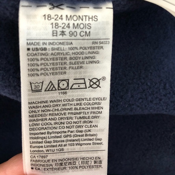 Baby Gap Winter Jacket - Picture 3 of 3